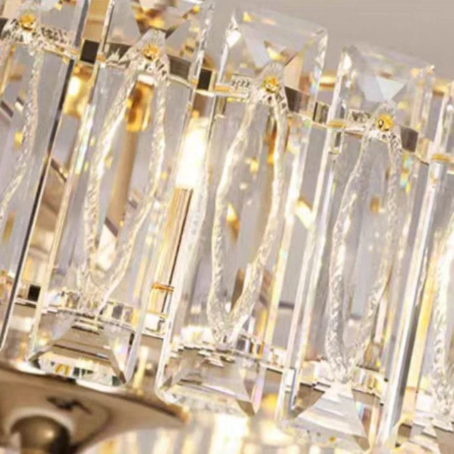 Modern Invisible Blade Fan Light Crystal Chandelier for Living/Dining Room/Bedroom - Image 8