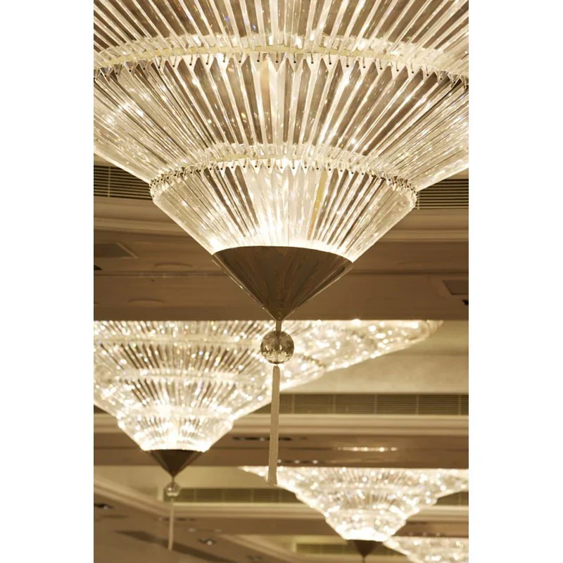 Modern Luxury Exquisite Flush Mount Crystal Chandelier for Low-ceiling Space - Image 5