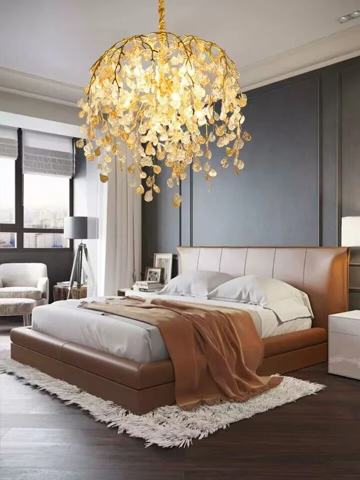 Modern Luxury Leaf Branch Glass Chandelier for Living/Dining Room/Bedroom - Image 5