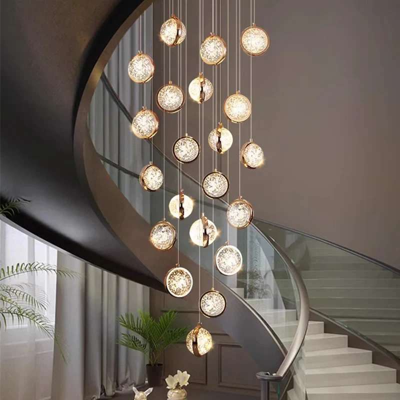 Modern Luxury Long Chandelier for Loft and Villa Spaces - Image 6