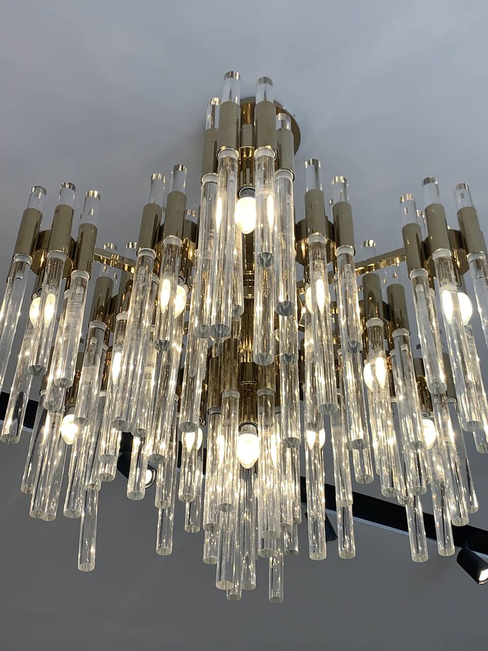 Modern Luxury Tiered Glass Cylinders Chandelier for Living Room/Bedroom/Dining Room/Bathroom - Image 5