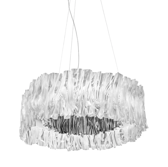 Modern Minimalism Pleated Acrylic Ring Round Ceiling Light for Living/ Ding Room/ Bar - Image 6