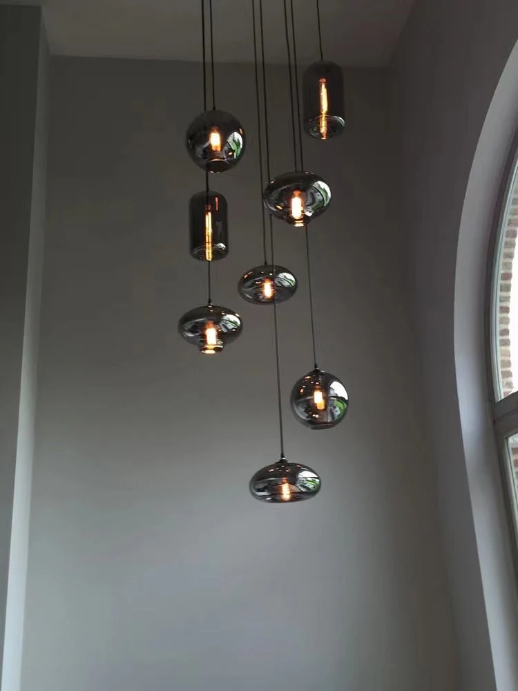 Modern Pendant Fixture light For 2 Story Foyer /Enterway /Staircase - Image 4