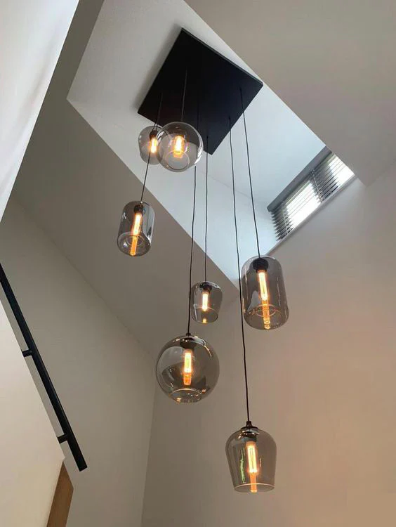 Modern Pendant Fixture light For 2 Story Foyer /Enterway /Staircase - Image 5