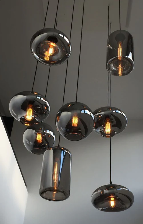 Modern Pendant Fixture light For 2 Story Foyer /Enterway /Staircase - Image 7