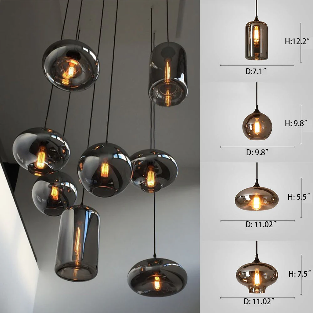 Modern Pendant Fixture light For 2 Story Foyer /Enterway /Staircase - Image 8