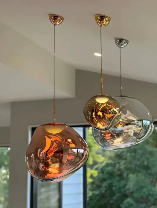 Modern Rock Glass Special Shape Pendant Lighting - Image 12
