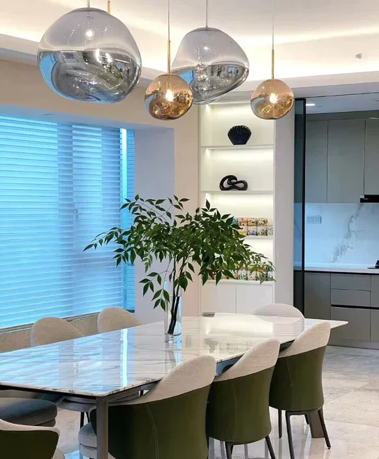 Modern Rock Glass Special Shape Pendant Lighting - Image 15