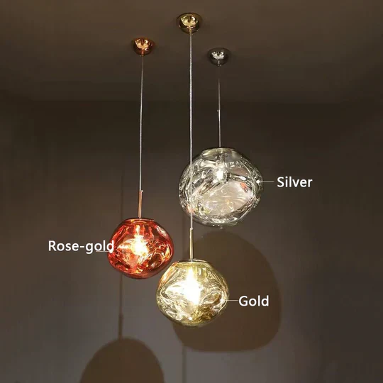 Modern Rock Glass Special Shape Pendant Lighting - Image 19