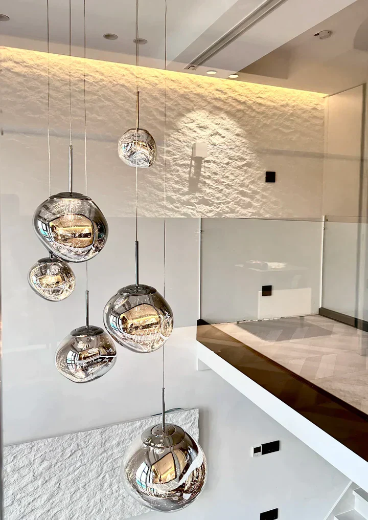 Modern Rock Glass Special Shape Pendant Lighting - Image 2