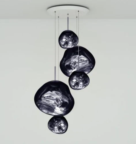 Modern Rock Glass Special Shape Pendant Lighting - Image 23
