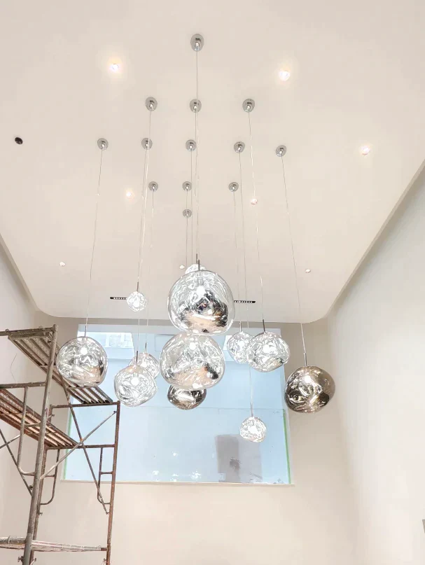 Modern Rock Glass Special Shape Pendant Lighting - Image 3