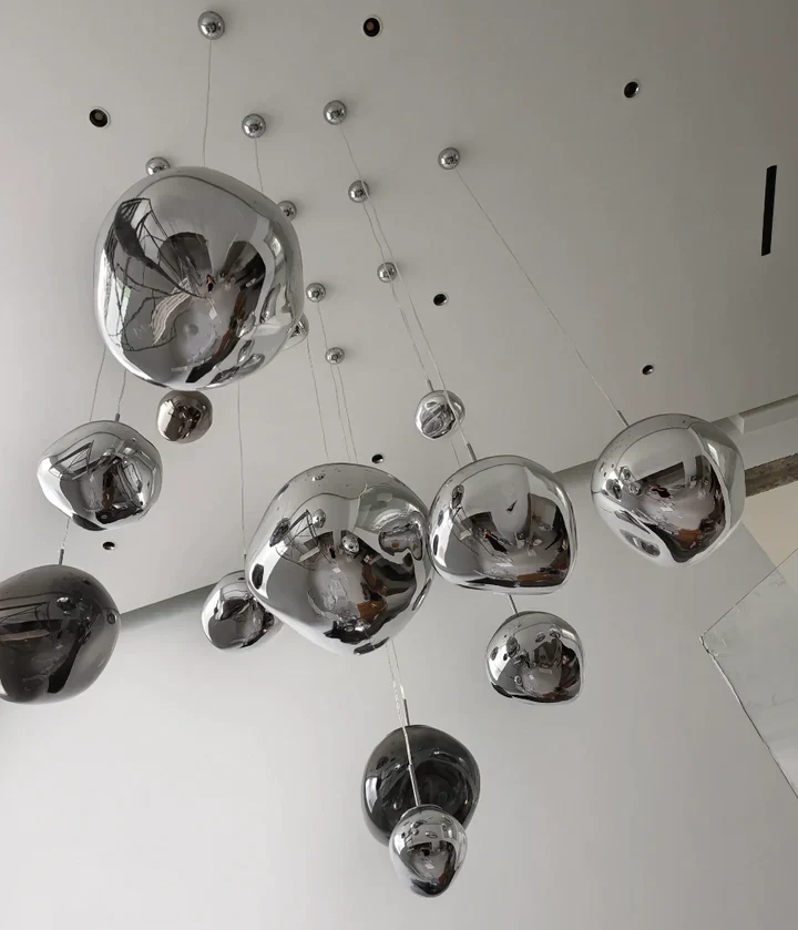 Modern Rock Glass Special Shape Pendant Lighting - Image 4