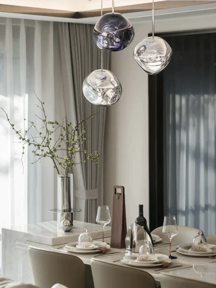Modern Rock Glass Special Shape Pendant Lighting - Image 5