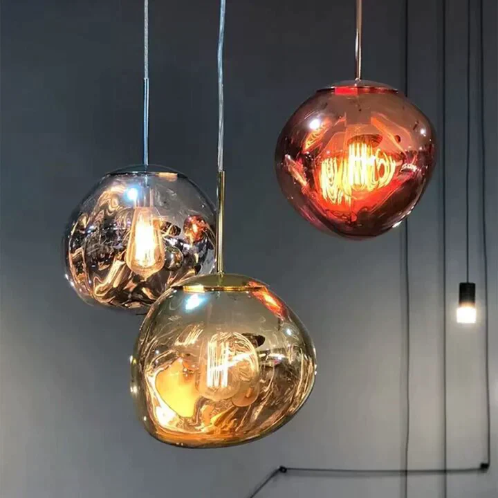Modern Rock Glass Special Shape Pendant Lighting - Image 6