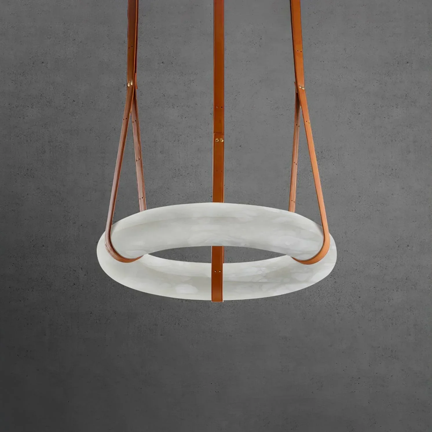 Modern Round Alabaster Chandelier for Living Room/Bedroom - Image 24