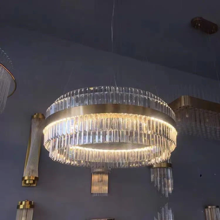 Modern Round Crystal Chandelier For Living Room/Bedroom - Image 2