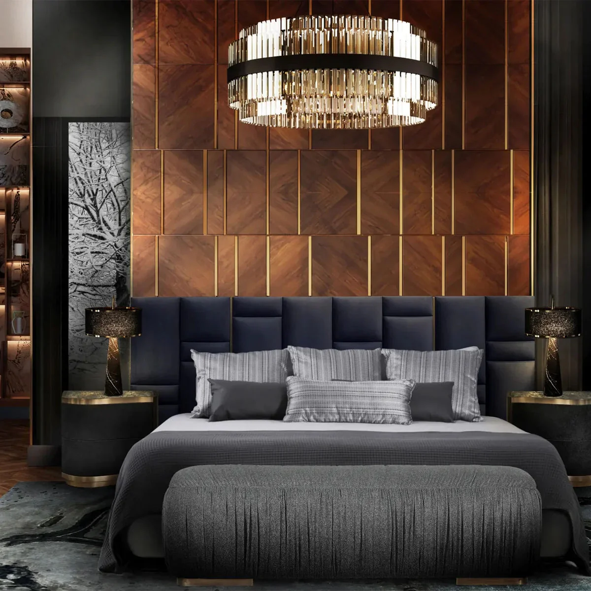 Modern Round Crystal Chandelier For Living Room/Bedroom - Image 6