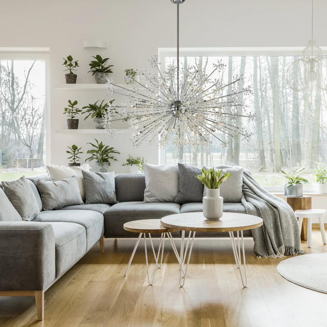 Modern Snowburst Chandelier for Bedroom/Living Room - Image 2