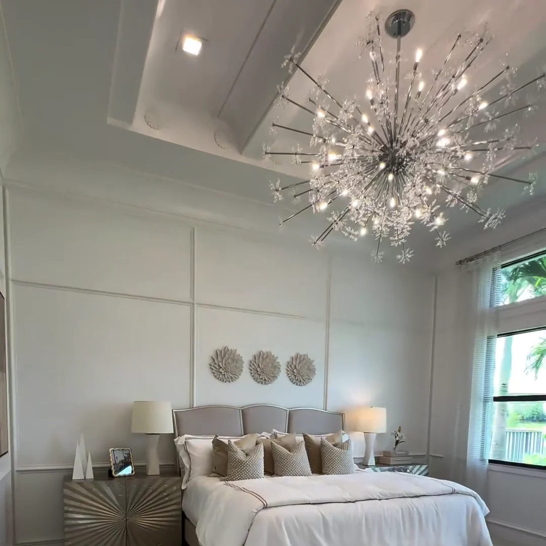 Modern Snowburst Chandelier for Bedroom/Living Room - Image 4