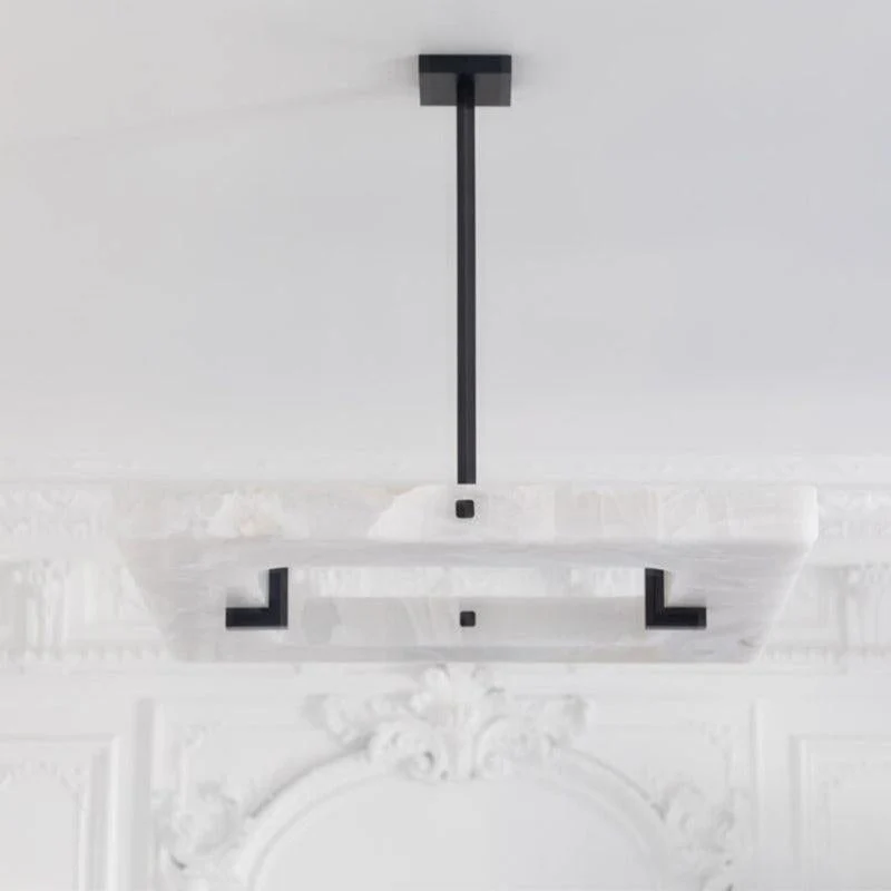 Glacera Square Alabaster Chandelier - Image 3