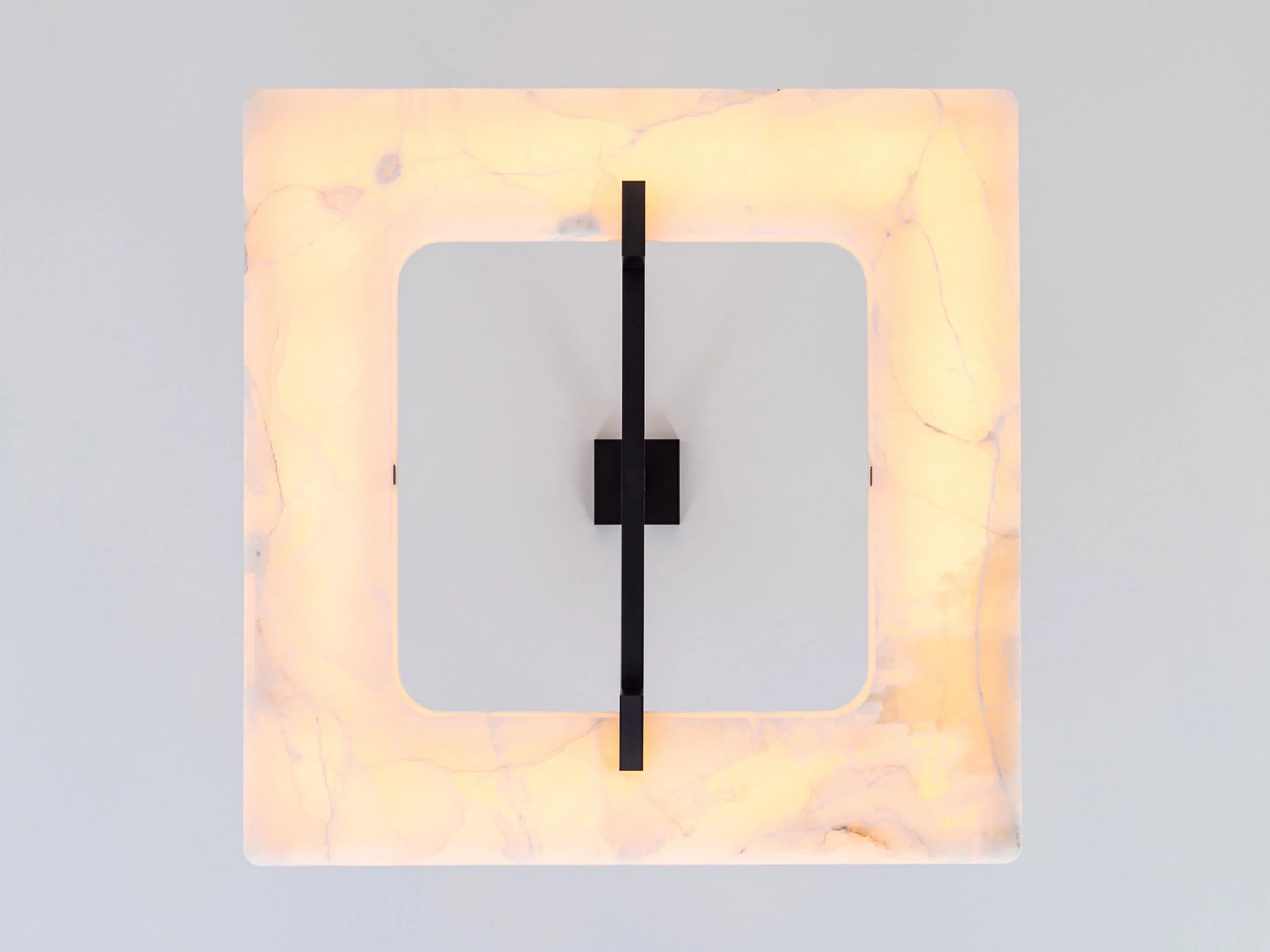 Modern Square Alabaster Chandelier for Living Room/Bedroom - Image 7