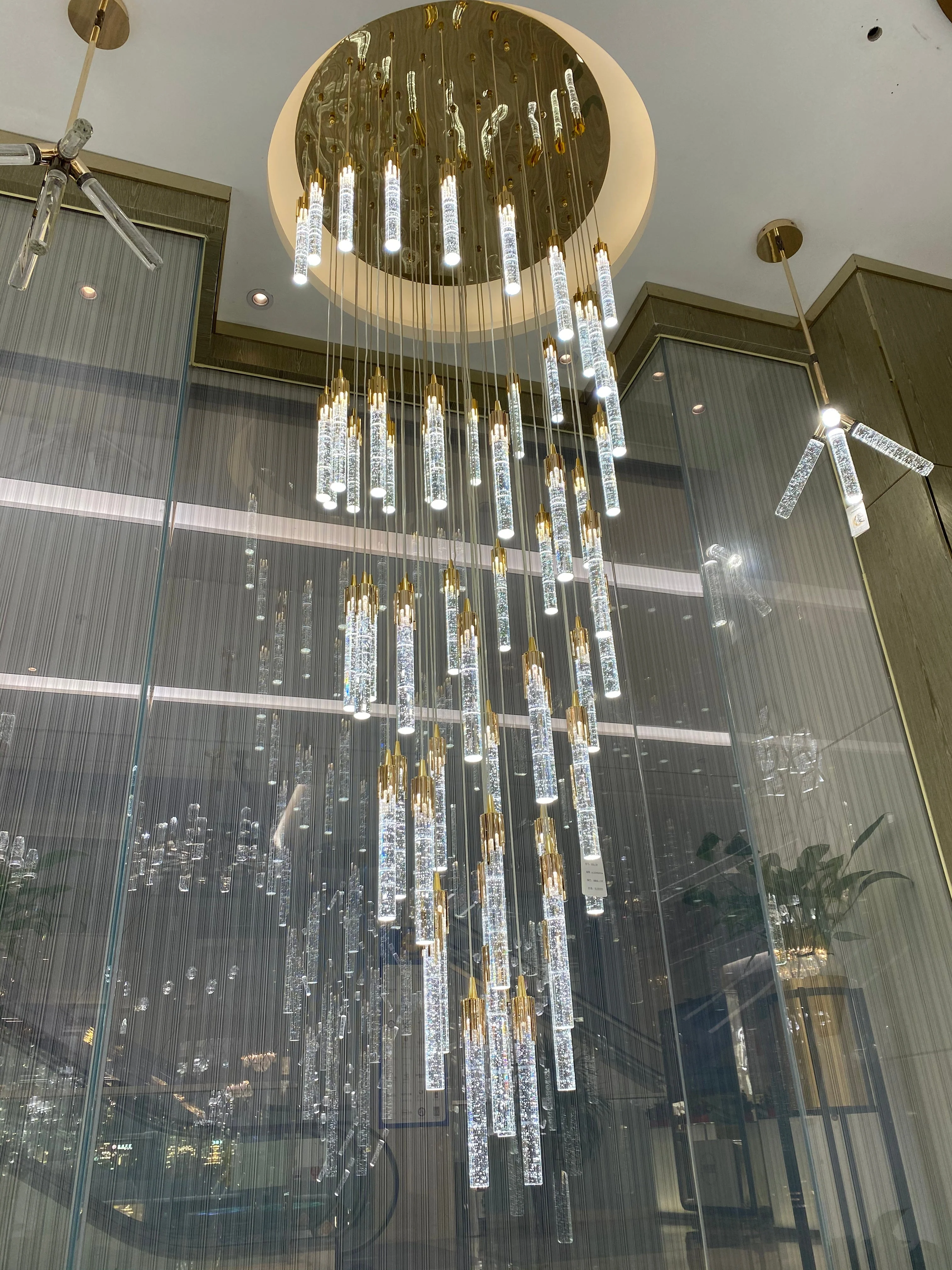 Modern Stair Light Foyer Staircase Hall Ceiling Lamps Spiral Stair Chandelier Crystal Droplight Luxury Hall Decoration Lights - Image 2