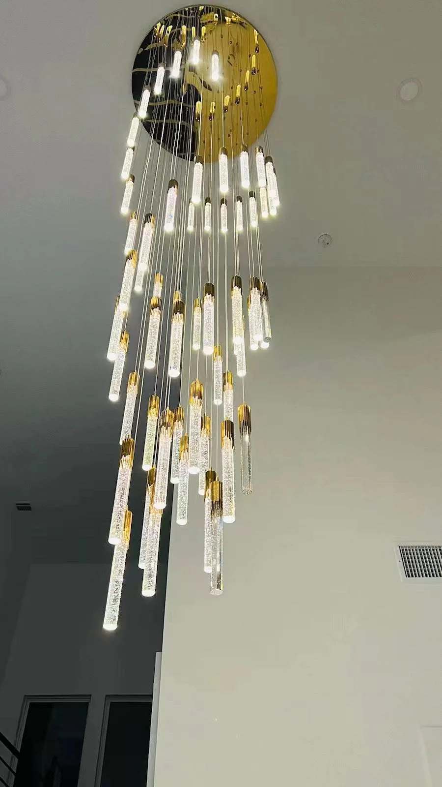 Modern Stair Light Foyer Staircase Hall Ceiling Lamps Spiral Stair Chandelier Crystal Droplight Luxury Hall Decoration Lights - Image 5