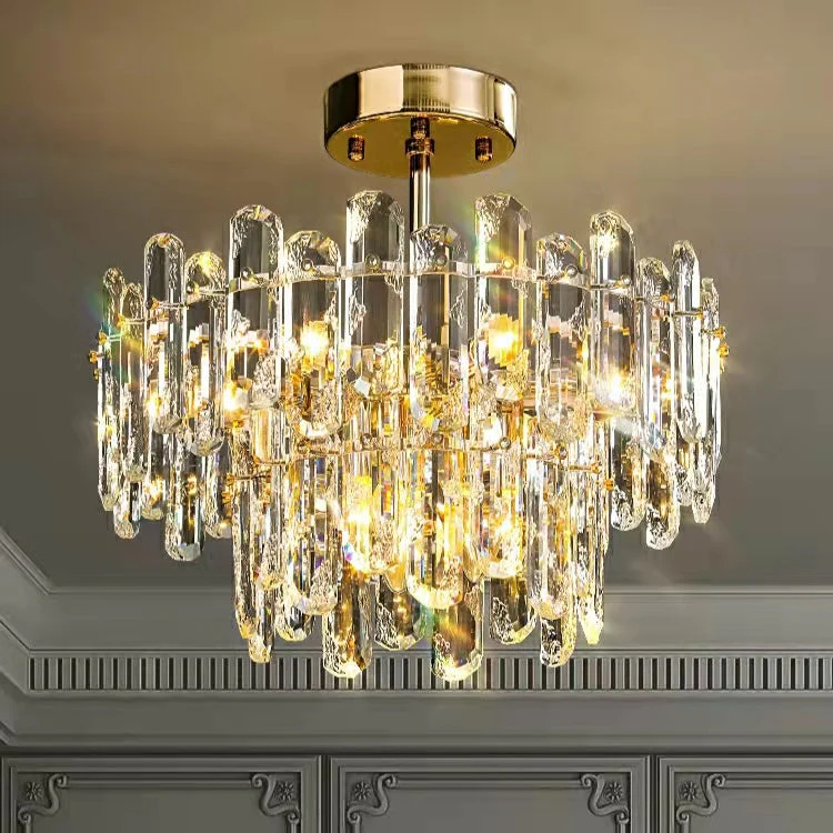 Modern Style Two Layers Crystal Chandelier For Living Room / Round Dining Table - Image 2