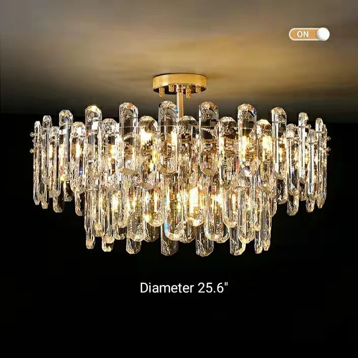 Modern Style Two Layers Crystal Chandelier For Living Room / Round Dining Table - Image 4