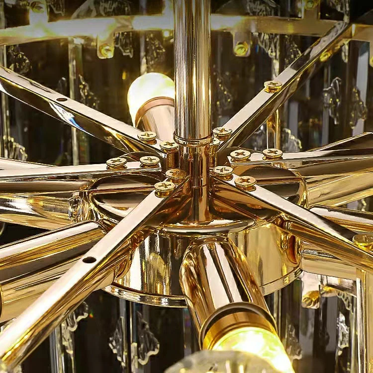 Modern Style Two Layers Crystal Chandelier For Living Room / Round Dining Table - Image 6
