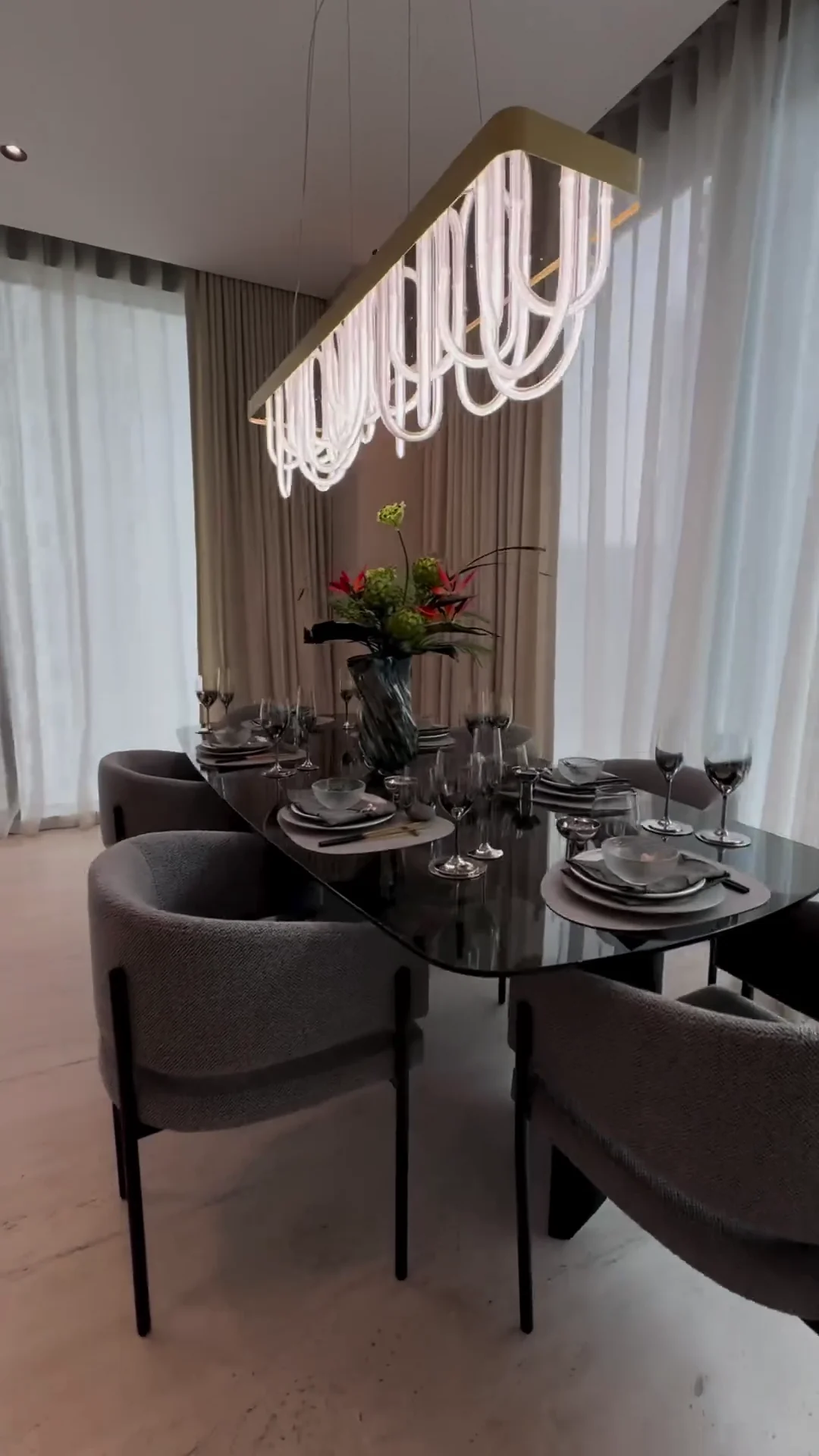 Modern Wavy Chandelier for Dining Room/Kitchen Island - Image 3