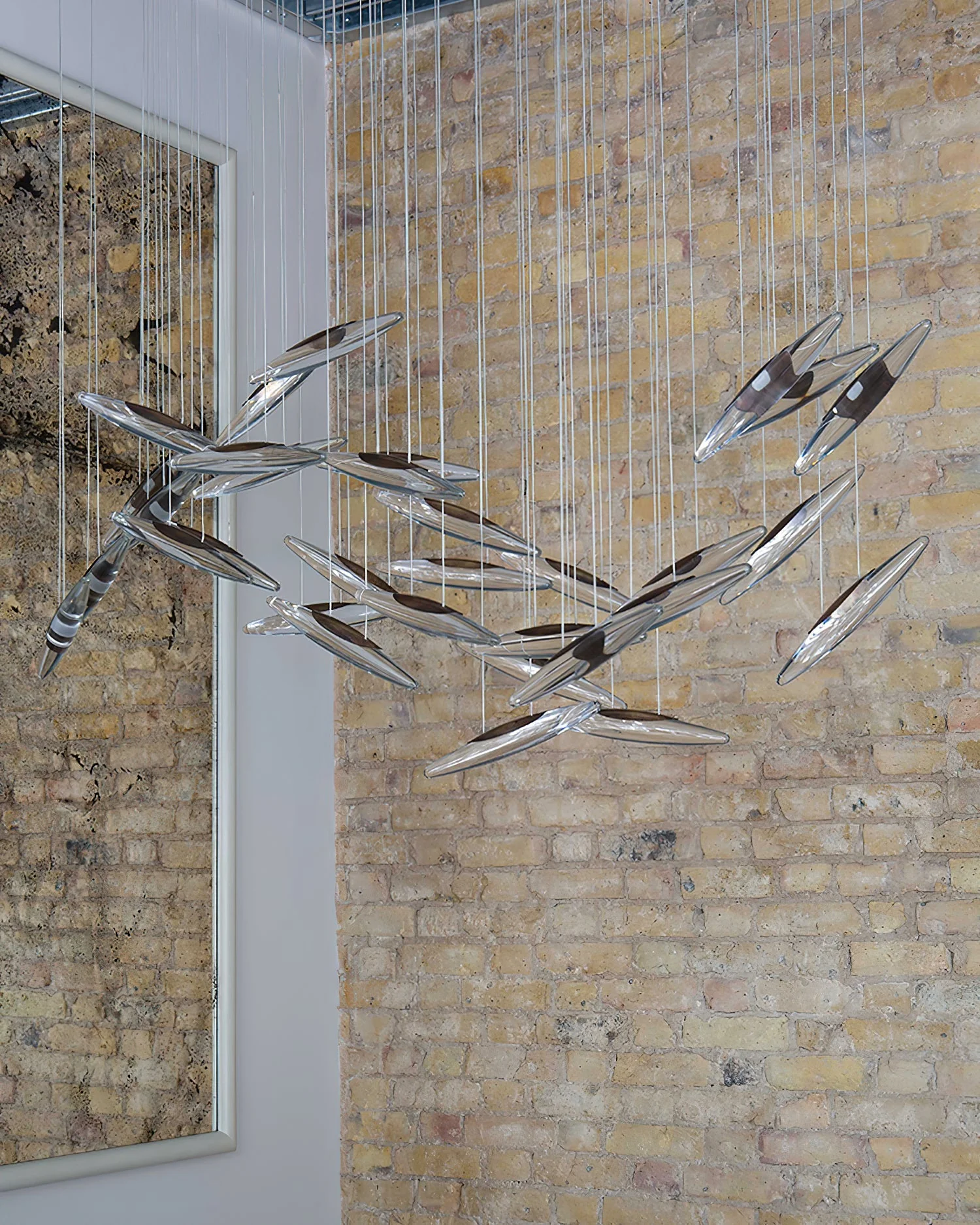 Moonlight Whispers Chandelier,Modern Spiral Glass  Customisable Chandelier - Image 7