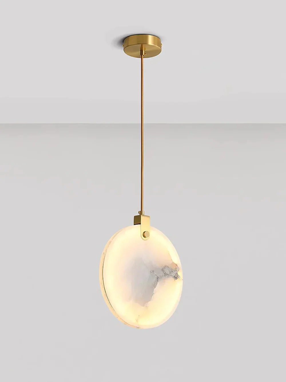 Moonshade Natural Marble Pendant Light Fixture - Image 25