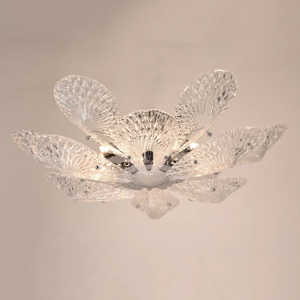 MS Bella Murano Glass Flower Chandelier - Image 2