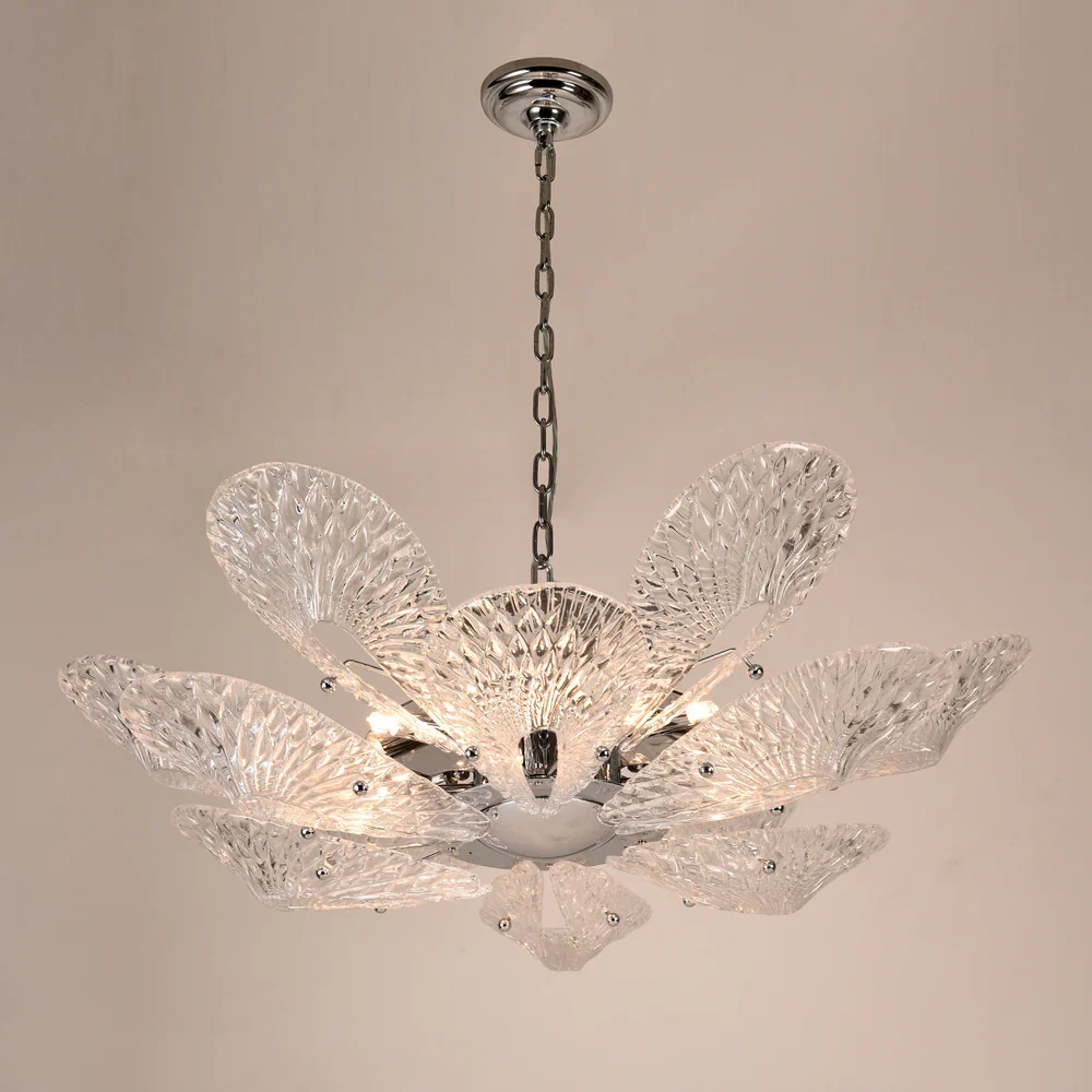 MS Bella Murano Glass Flower Chandelier - Image 5