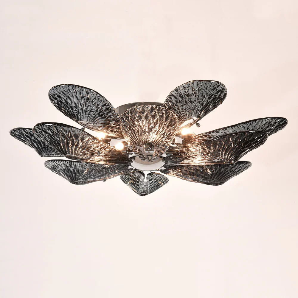 MS Bella Murano Glass Flower Chandelier - Image 8