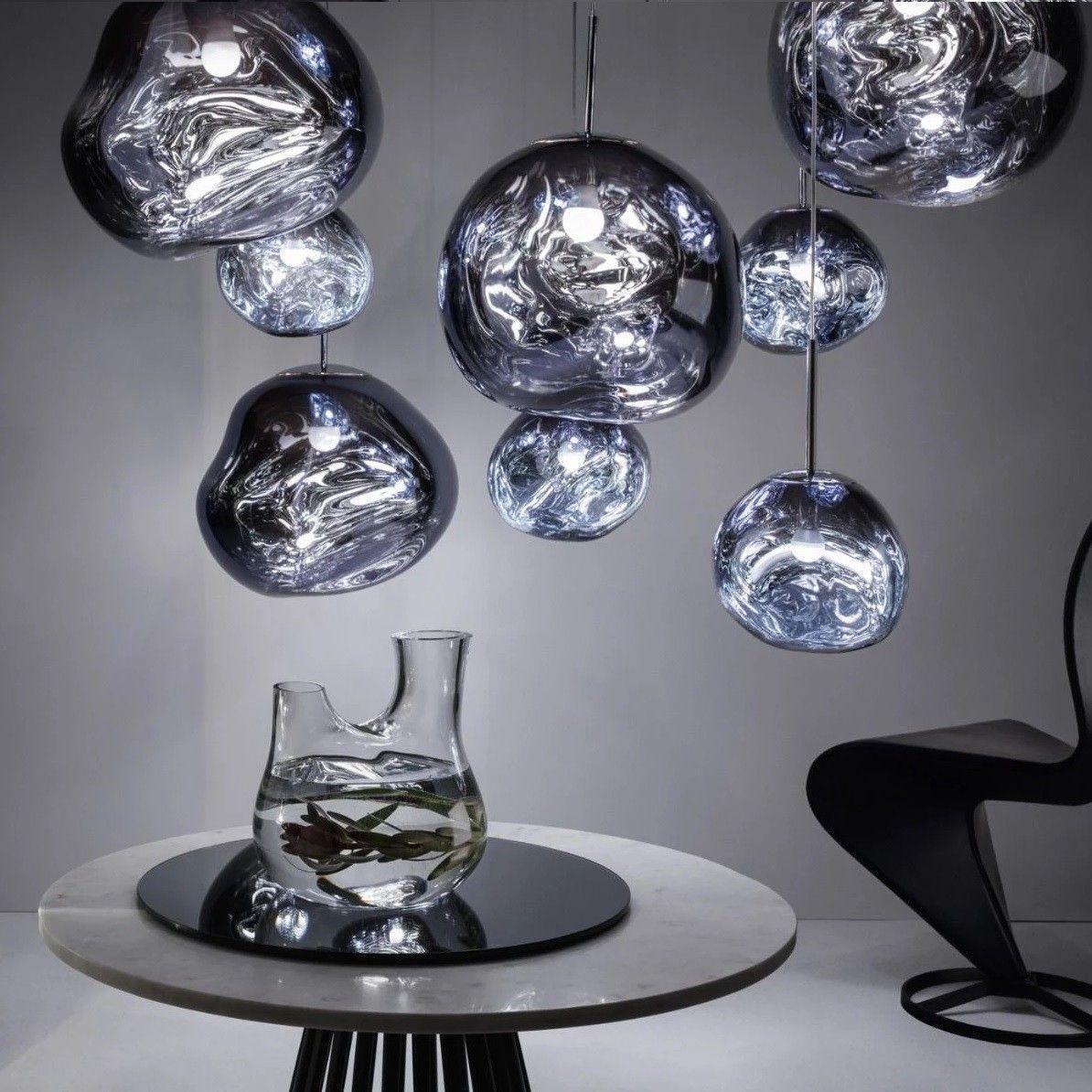 Multi Lava Round Chandelier - Image 10