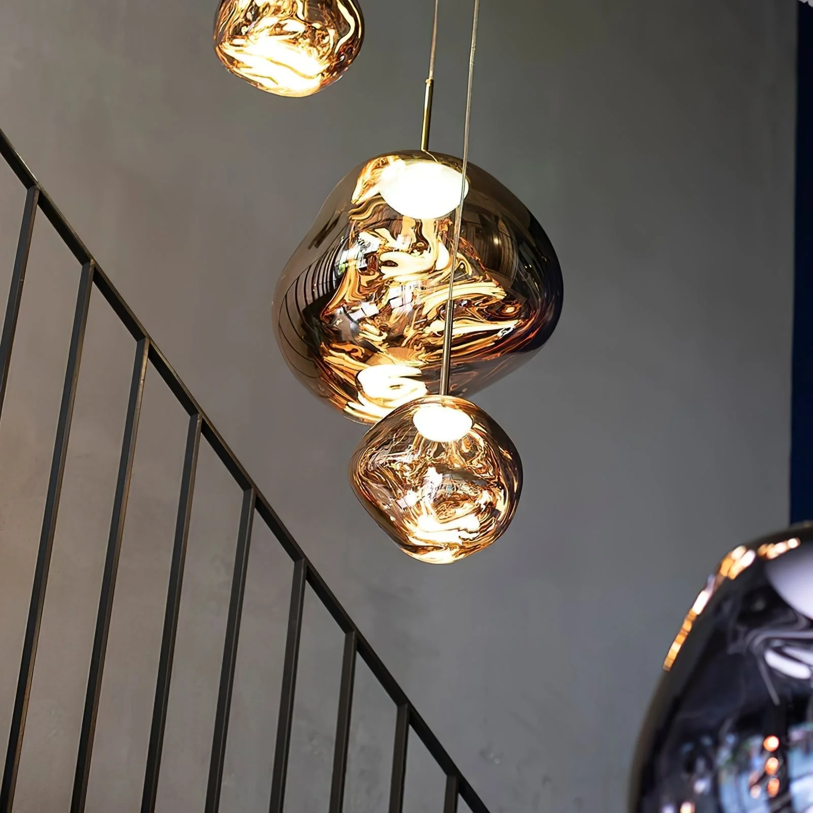 Multi Lava Round Chandelier - Image 104