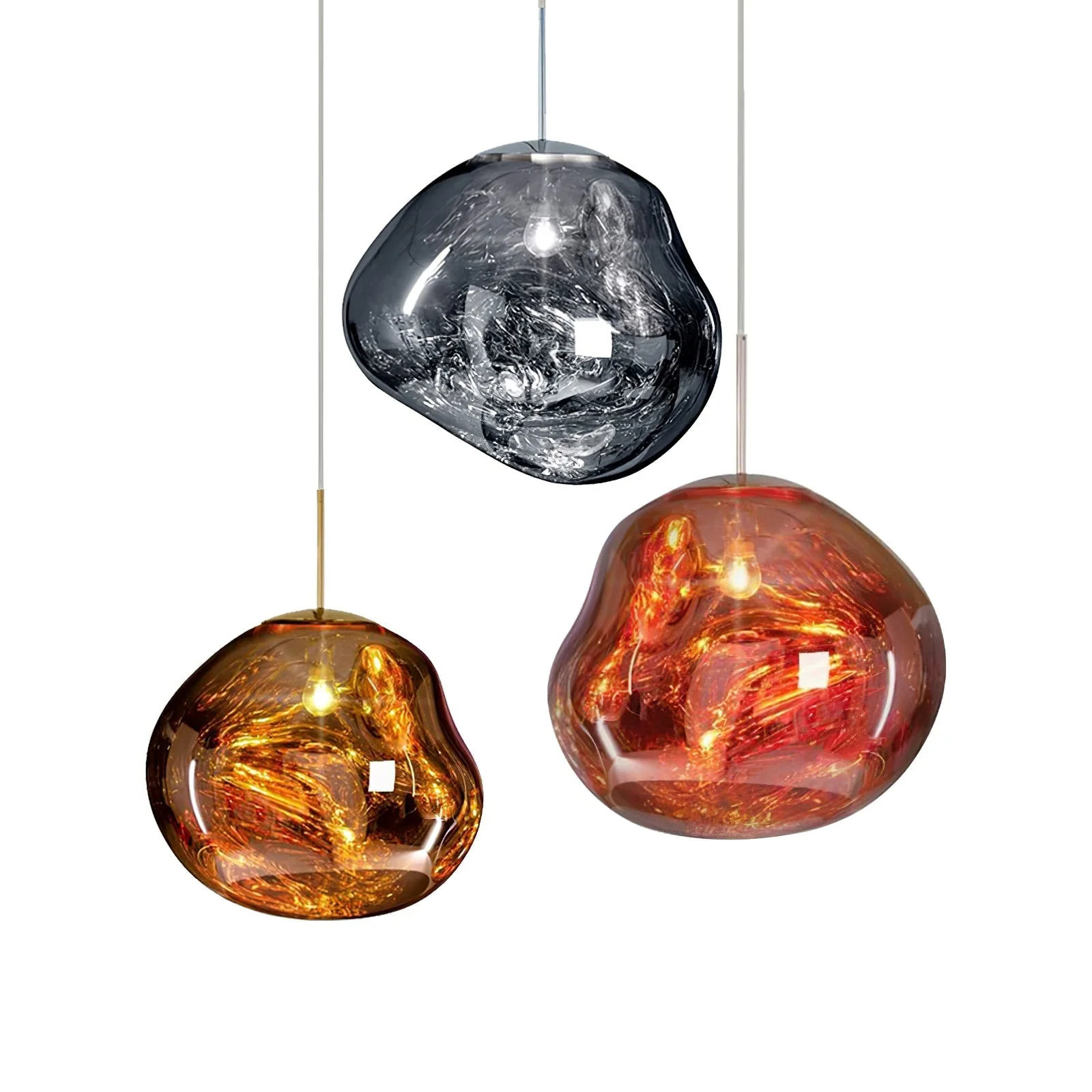 Multi Lava Round Chandelier - Image 105