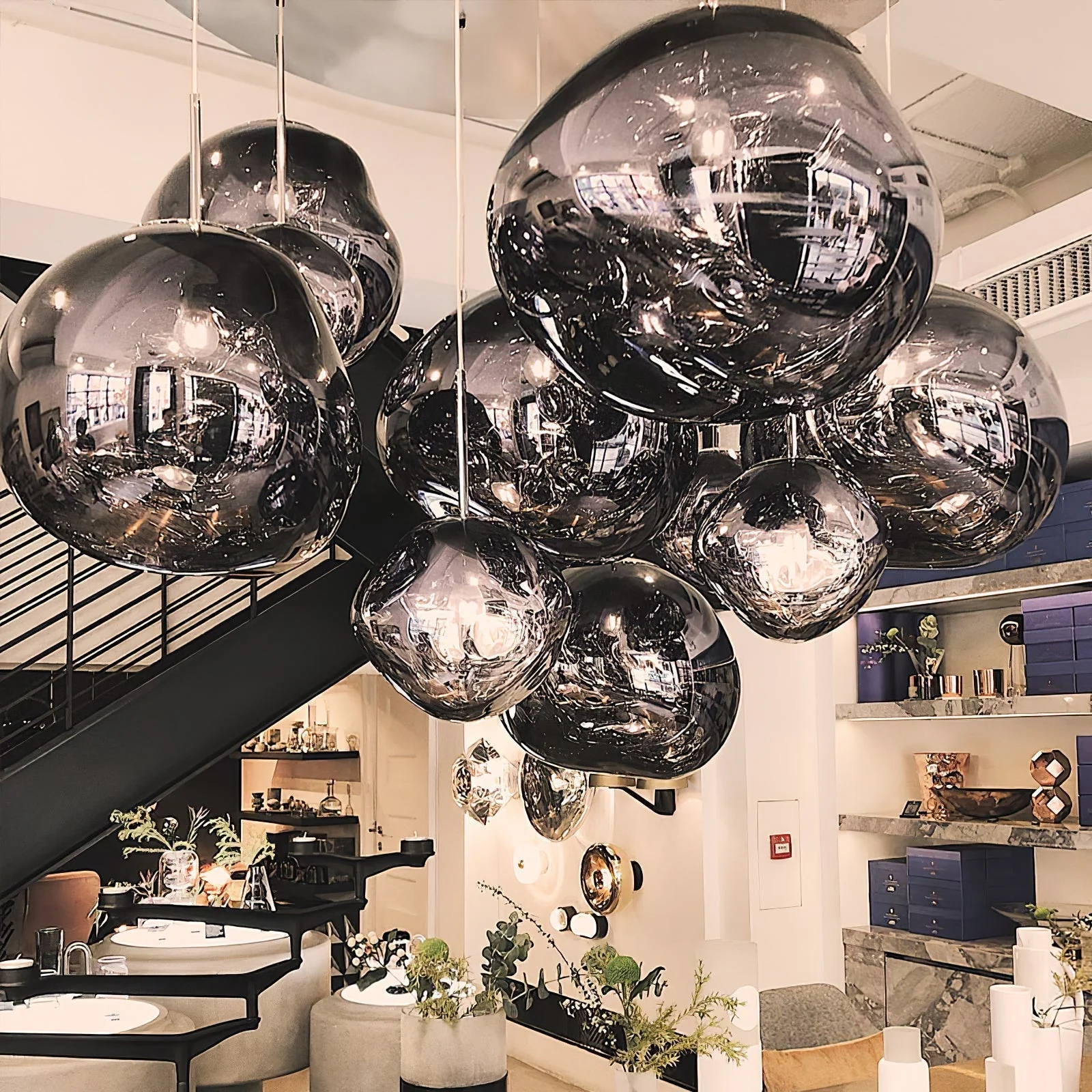 Multi Lava Round Chandelier - Image 109