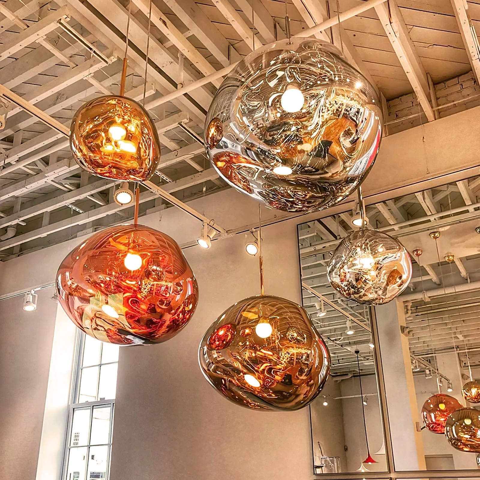Multi Lava Round Chandelier - Image 114