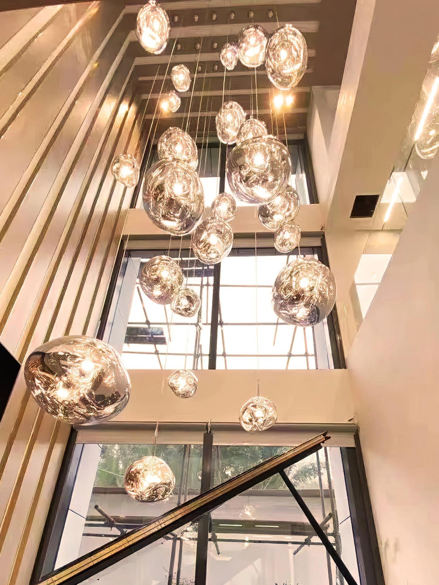 Multi Lava Round Chandelier - Image 119