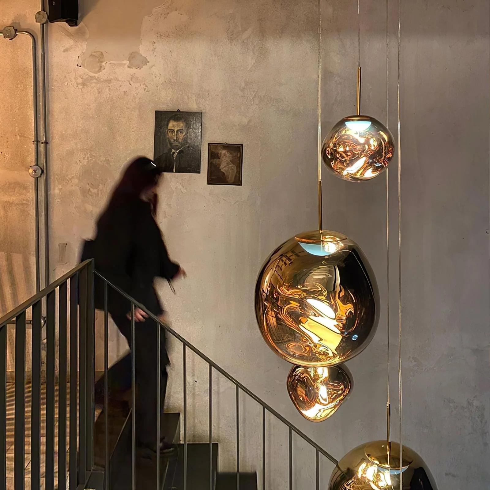 Multi Lava Round Chandelier - Image 121