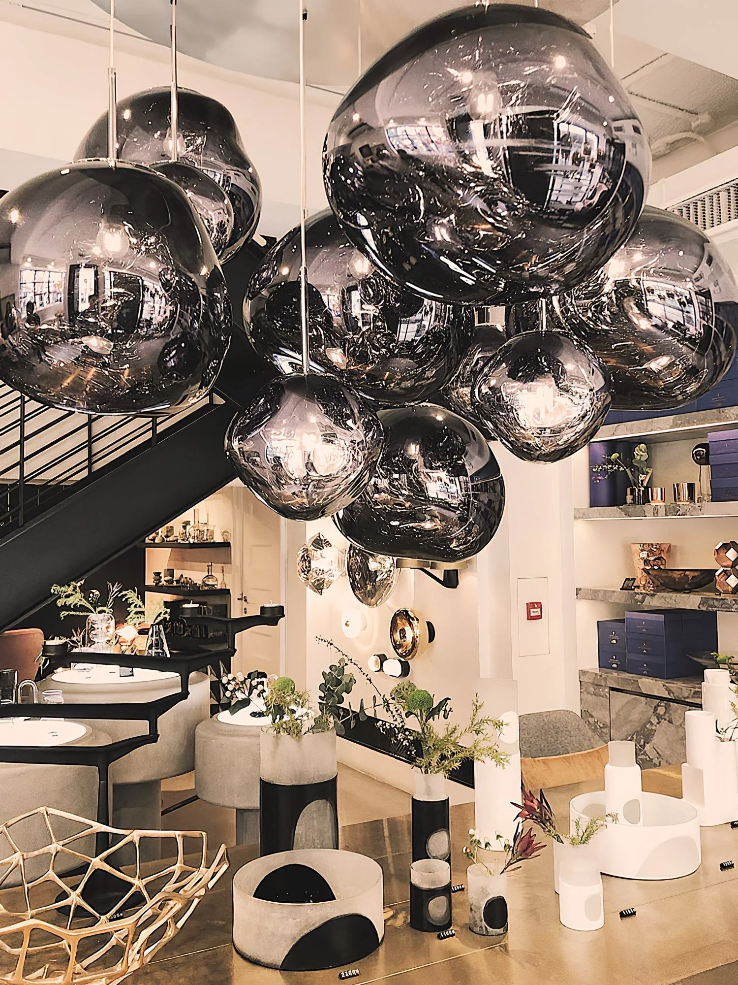 Multi Lava Round Chandelier - Image 124