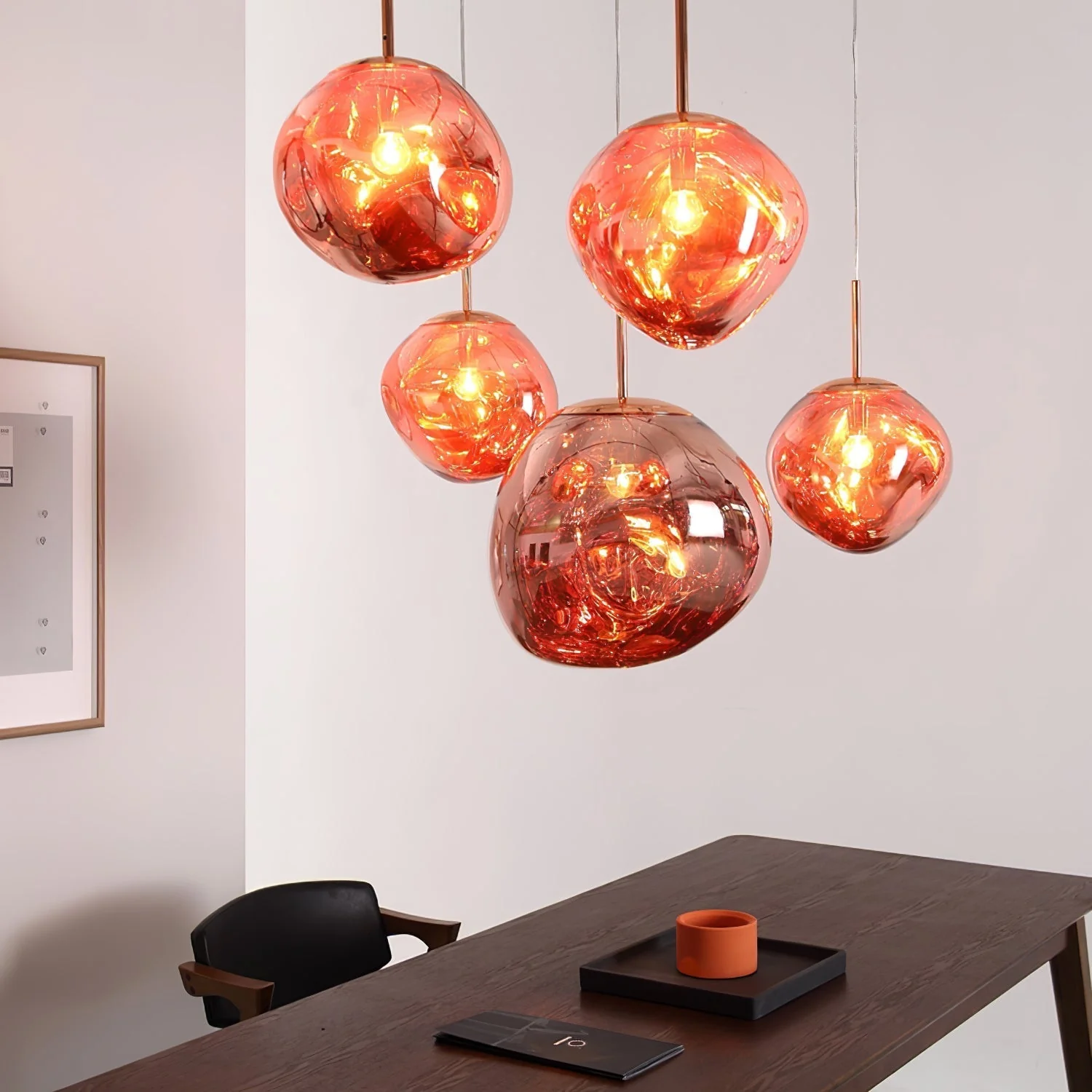 Multi Lava Round Chandelier - Image 126