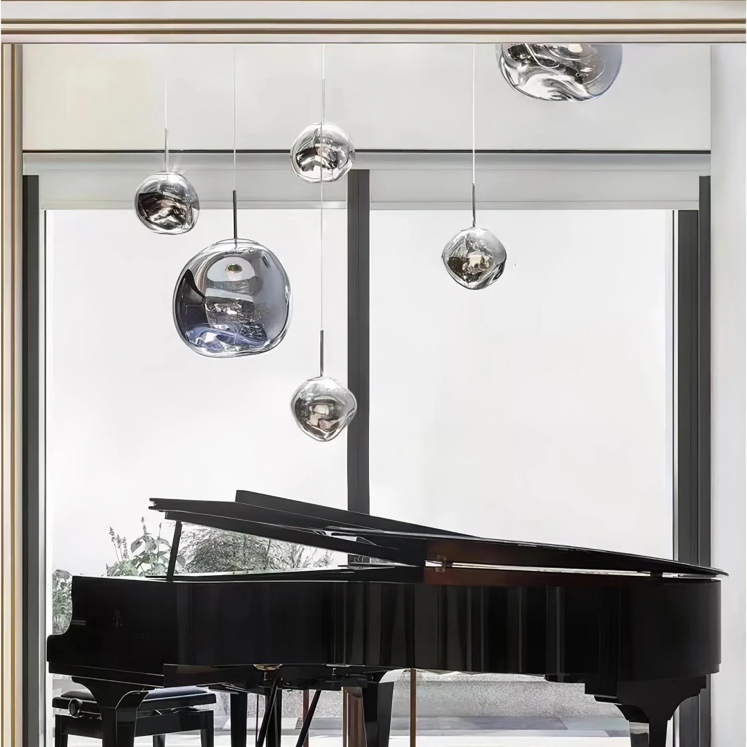 Multi Lava Round Chandelier - Image 127
