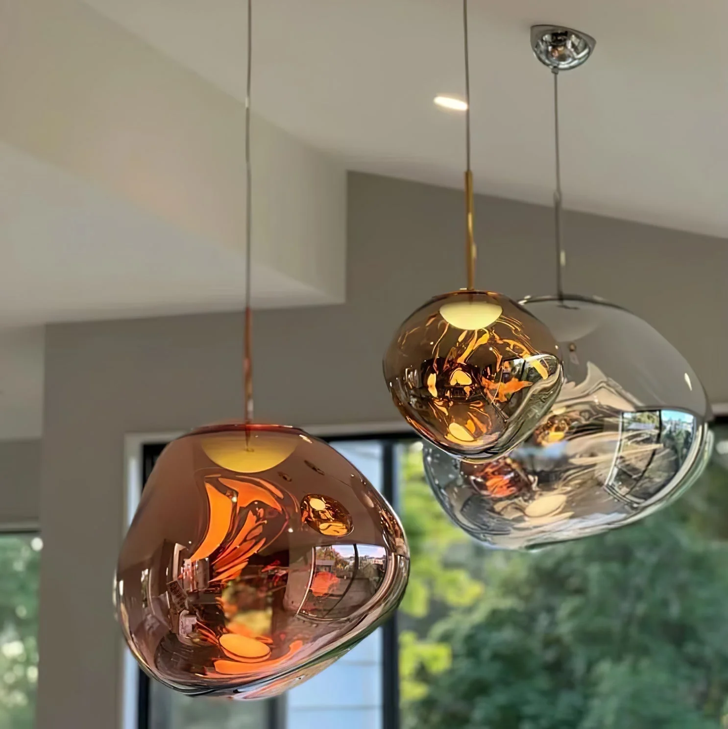 Multi Lava Round Chandelier - Image 128