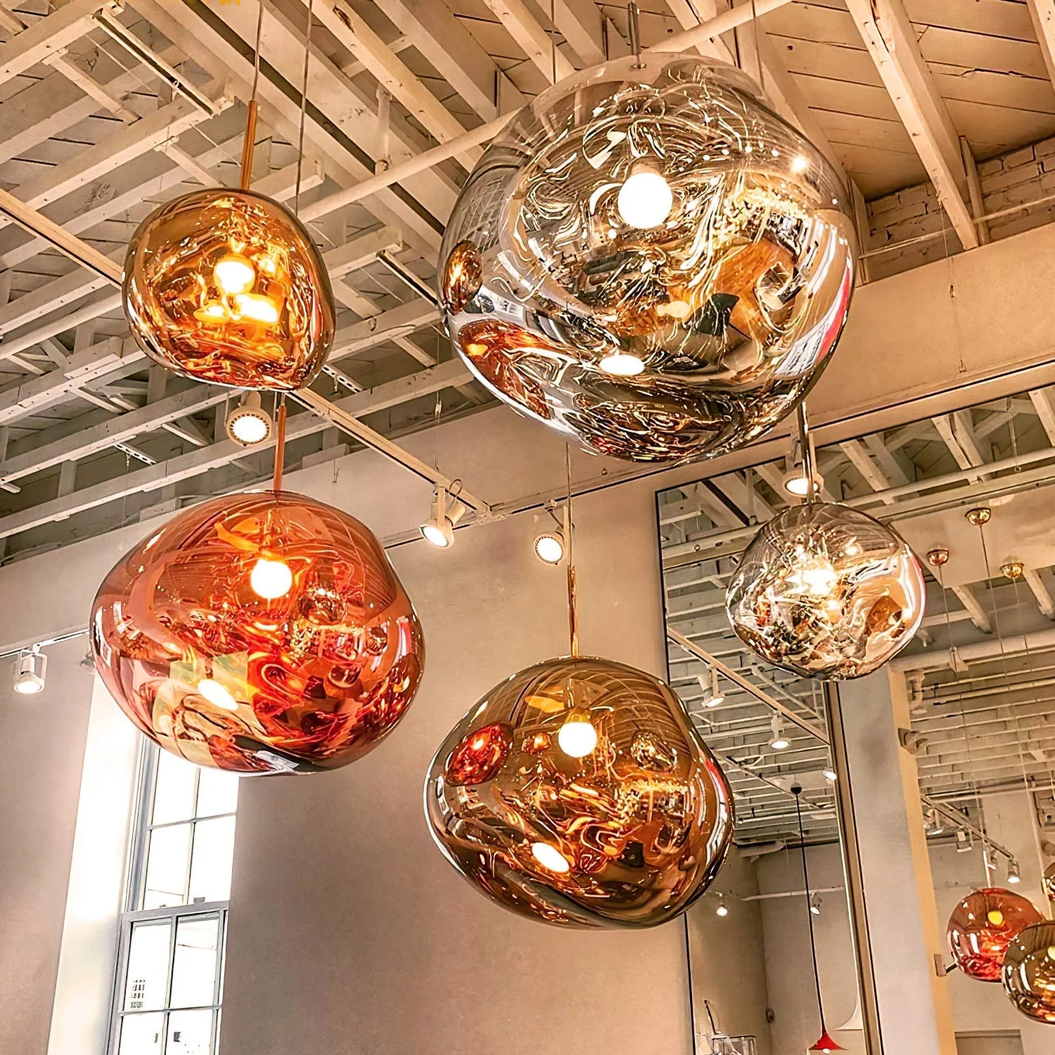 Multi Lava Round Chandelier - Image 131