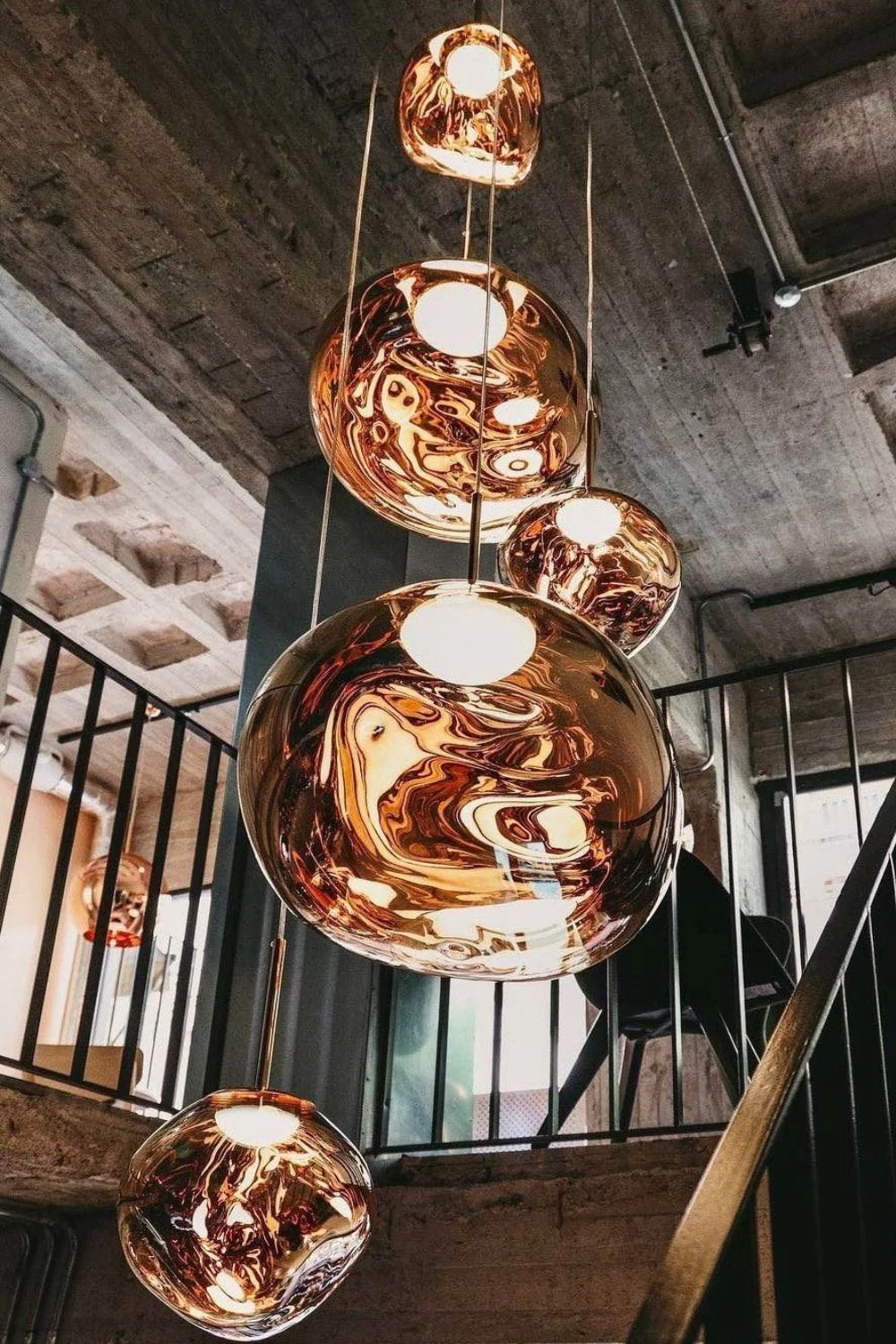 Multi Lava Round Chandelier - Image 134